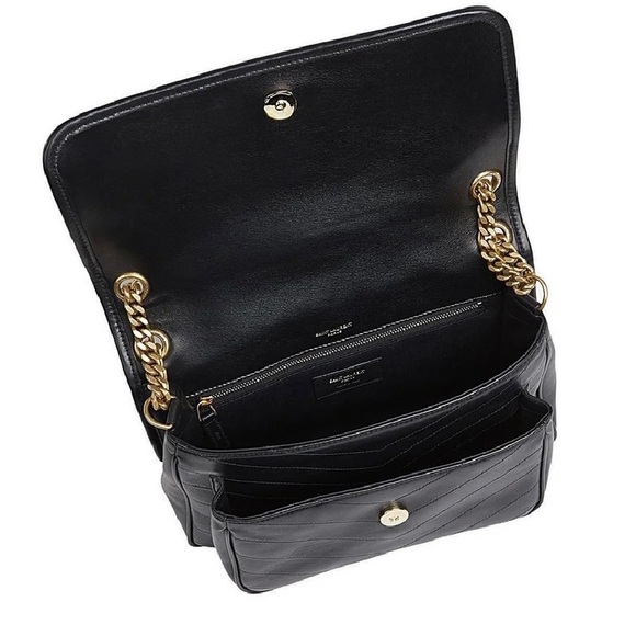YSL Medium Niki in black calfskin, black logo & gold hardware. NWT - Picture 4 of 9